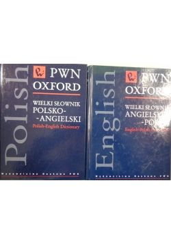 Wielki słownik polsko angielski, 2 tomy