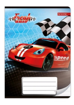 Zeszyt A5 w trzy linie 16 kartek Freak Auto 10 sztuk