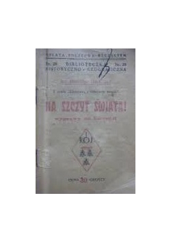 Na szczyt świata! wyprawa na Everest, 1926r.