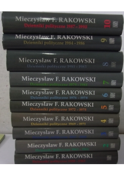 Dzienniki Polityczne, 10 tomów
