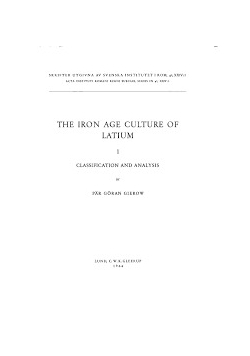 The Iron age culture of Latium