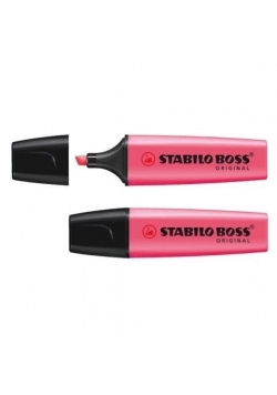 Zakreślacz Boss różowy (10szt) STABILO