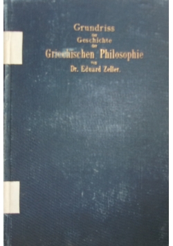 Grundriss der Geschichte ,1901r.