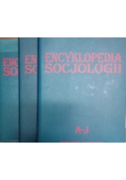 Encyklopedia socjologii, Tom I - III