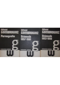 Gombrowicz zestaw 3 książek