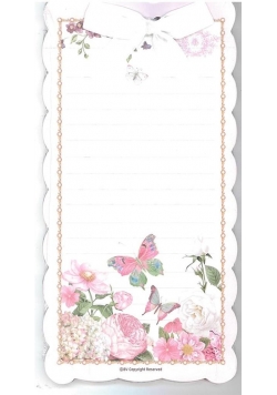 Notes z klipem magnetycznym Butterfly