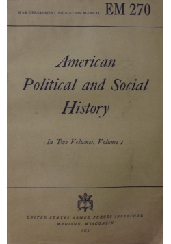American Political and Social History, 1944 r.