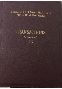 Transactions. volume 45 1937r