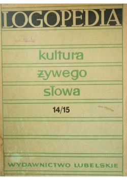 Logopedia kultura żywego słowa 14 / 15