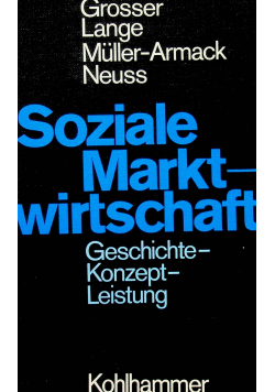 Soziale Marktwirtschaft
