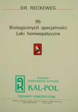 Biologicznych specjalności .Leki homeopatyczne