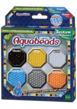 Aquabeads Zestaw z wielokątnymi koralikami