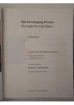 The Developing Person