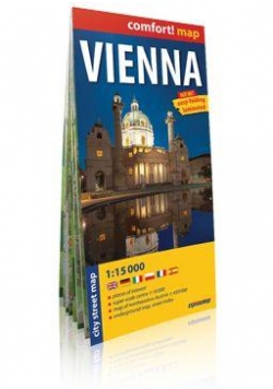 Comfort!map Vienna (Wiedeń) 1:15 000 plan miasta