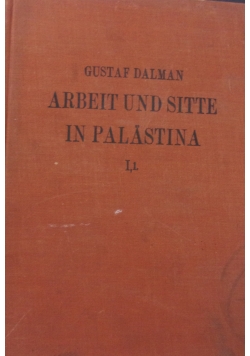 Arbeit und Aitte in Palastina, 1928 r.