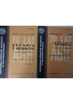 Zadania z matematyki, 2 książki