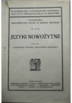 Języki nowożytne 1918 r.