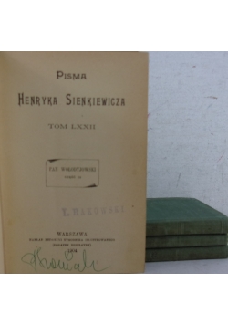 Pisma , Tom LXX-LXXIII ,1904r.