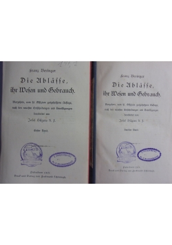 Die Unlasse ihr Wesen und Gebrauch, 1916 r. , Tom 1 i 2
