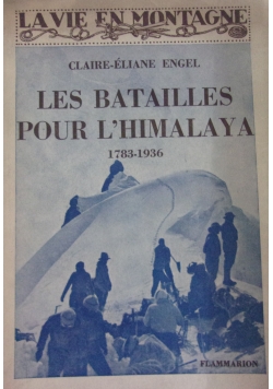 Les Batailles Pour L'Himalaya, 1936r.