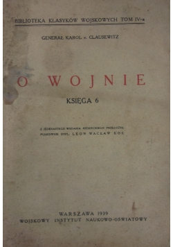 O wojnie, 1939 r.