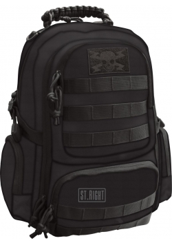 Plecak 4-komorowy Military Black