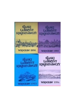 Śląski labirynt krajoznawczy t. 2,4,5,6 - 4 książki