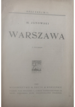 Warszawa z rycinami, 1920 r.