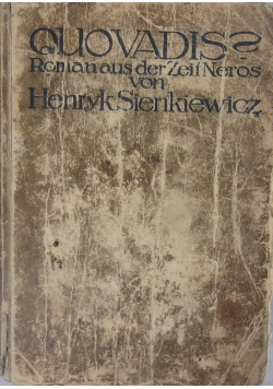 Quo Vadis? Ronianaus der Zeit Neros