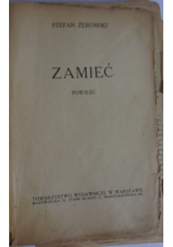 Zamieć, powieść, 1913r