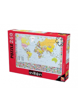 Puzzle 260 Mapa Świata