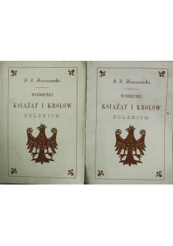 Wizerunki Książąt i Królów Polskich 2 książki 1888 r.