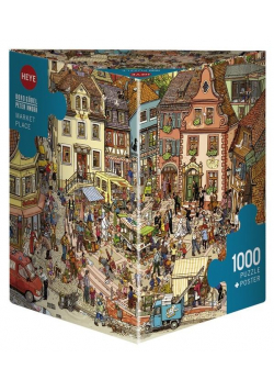 Puzzle 1000 Szaleństwo na zakupach Puzzle+plakat