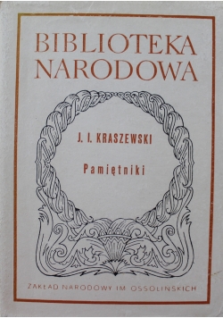 Kraszewski Pamiętniki