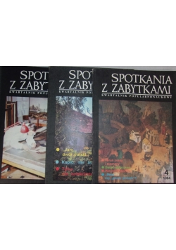 Spotkania z zabytkami - Kwartalnik  - 1984 rok, 3 zeszyty