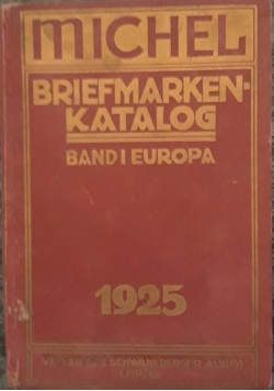Briefmarken katalog Band i Europa