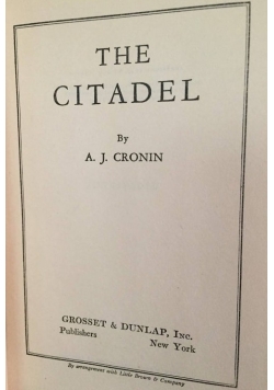 The Citadel ,1937 r.