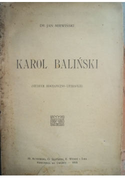Karol Baliński 1918 r.