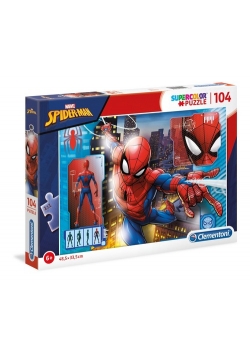 Puzzle Supercolor 104 Spider-Man