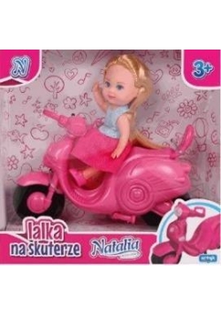 Lalka Natalia na skuterze