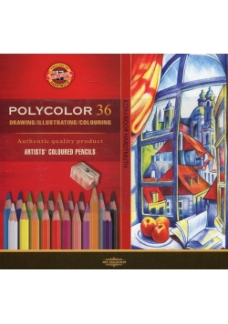 Kredki ołówkowe Polycolor 36 kolorów