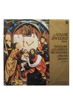 Adam Zwierz bas Gdy się Chrystus rodzi , płyta winylowa