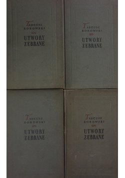 Utwory zebrane, Tom od I do IV
