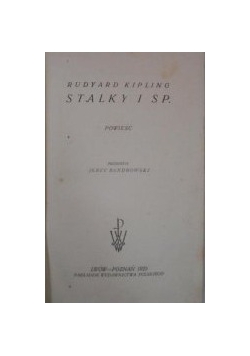 Stalky i SP.,1923r.