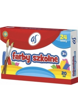 Farby szkolne 24 kolory 20ml AS