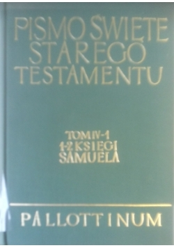 Pismo Święte Starego Testamentu Tom IV-1
