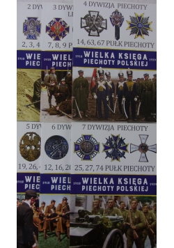 Wielka Księga Piechoty Polskiej, Zestaw 6 książek