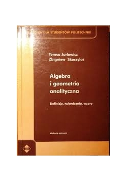 Algebra i geometra analityczna