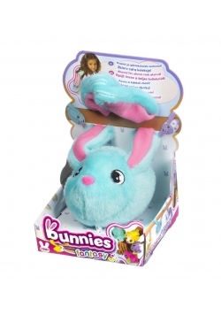 Bunnies Króliczek magnetyczny róż-turkus