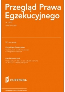 Przegląd Prawa Egzekucyjnego 2/2017